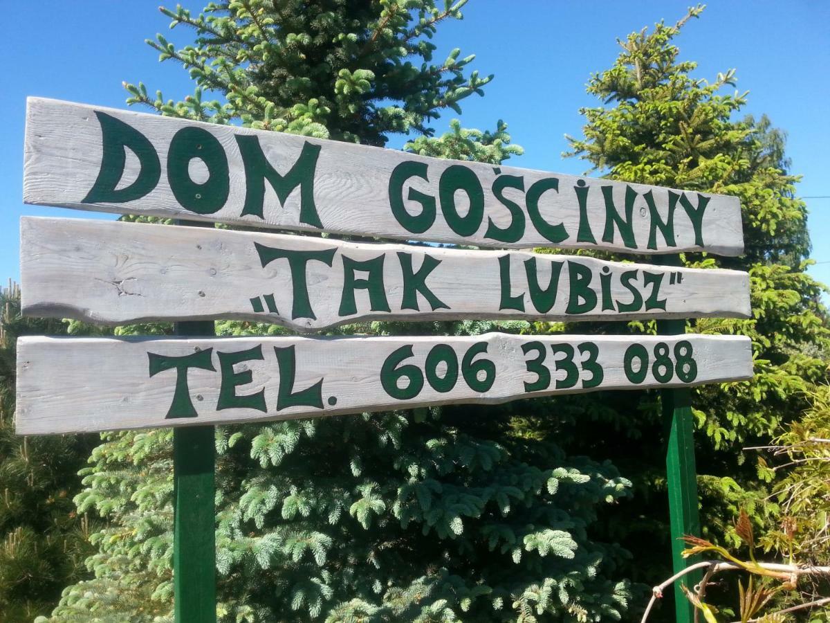 Pokoje Goscinne "Tak Lubisz" Gardna Wielka Exterior foto